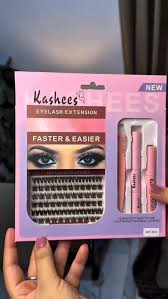 DIY Eyelash Extension Kit Individual Lashes Cluster Mix Lash Clusters with Lash Bond and Seal and Lash Accessories