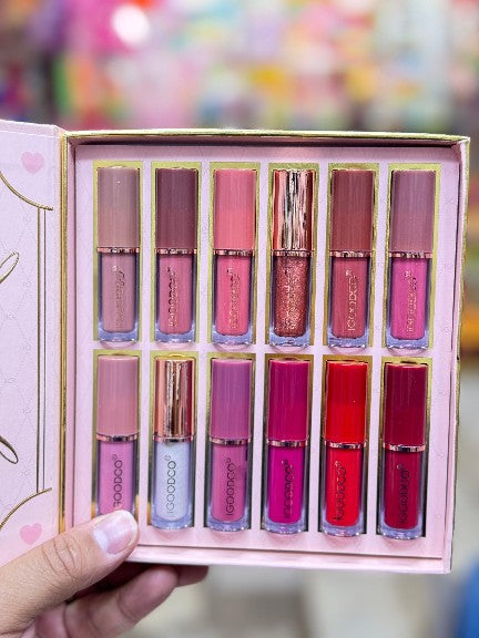 12PC Lip Gloss Set – Hydrating, Long Lasting & Shiny Lip Gloss for Stunning Lips | Makeup Lipgloss Kit