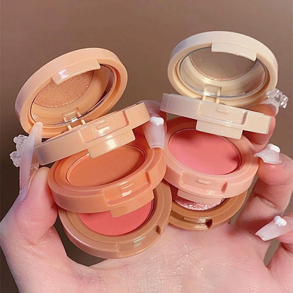 HUDAMOJI 3 in 1 highlighter and Blusher blushon shinner for face Makeup Shimmer Blush