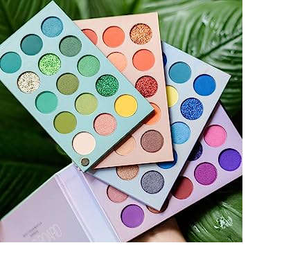 60 Colors Pearlescent Matte Eyeshadow, Eye Cosmetics, Makeup Palette, 4Folding Palette