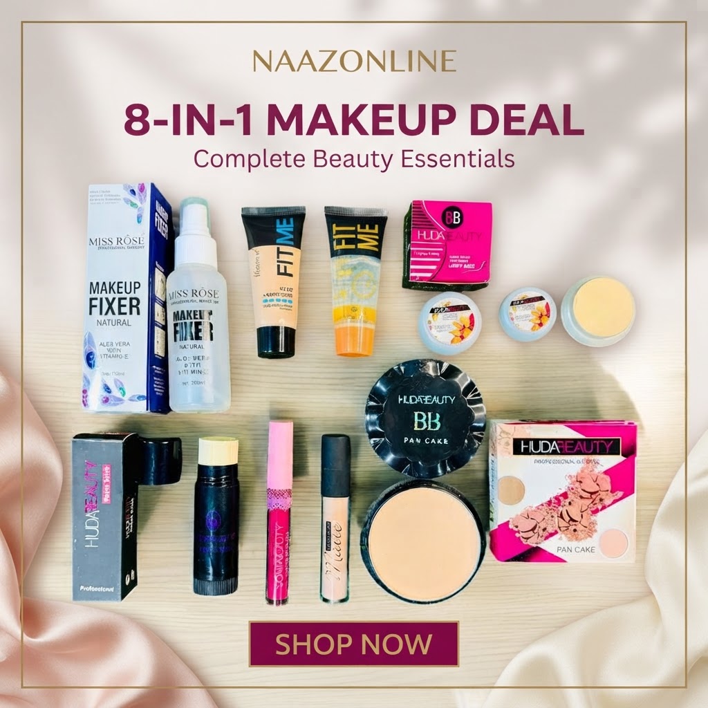 Ultimate Cosmetics Makeup 8 in 1 Deals – complete Beauty Essentials Set