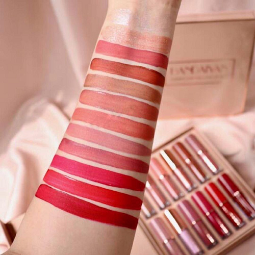 12pc Matte Lip Gloss Set With Box