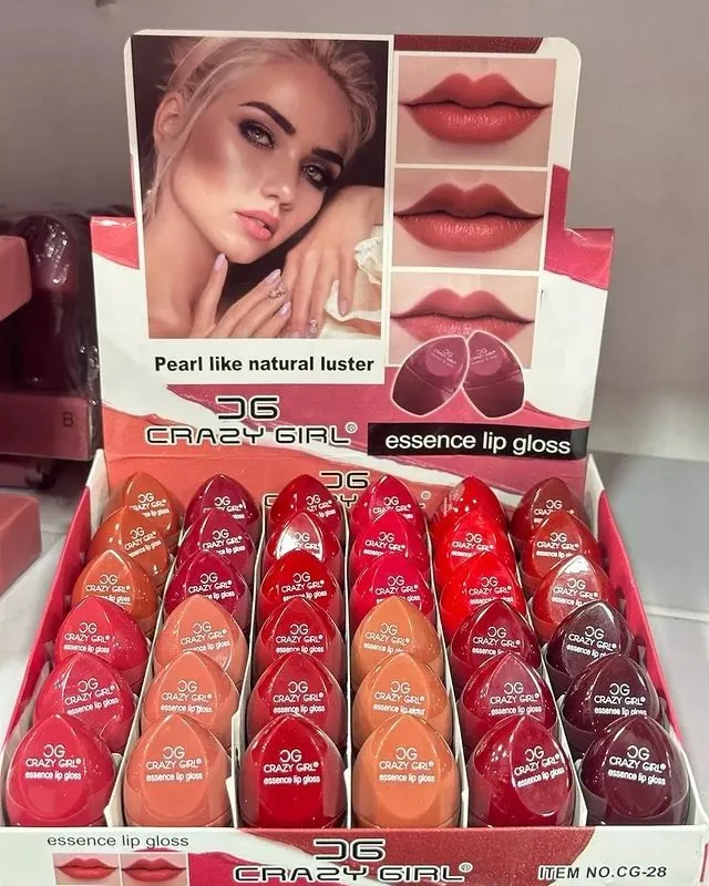 Egg Shaped Lip Gloss - 6 Shades, Hydrating, Long Lasting 6pc set