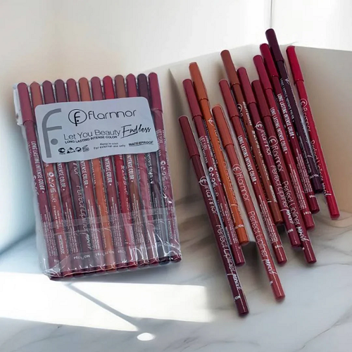 Flarmor Perfect Lip Liner Pencil 12Pcs
