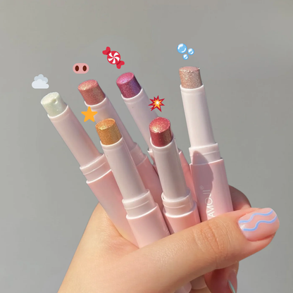 Glitter jelly eyeshadow stick -6 Colors