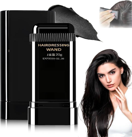 Hair Color Stick for Instant Gray Coverage, Root Touch Up Hair Dye Stick_Temporary Hair Coloring Stick , Smooth Non-Sticky Formula, Easy Application
