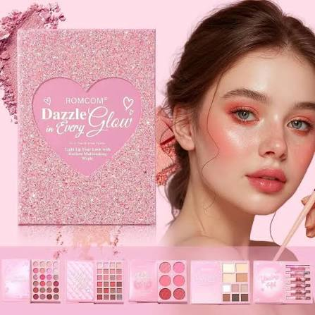RomCom Dazzle Glow – All-in-One Makeup Book Palette