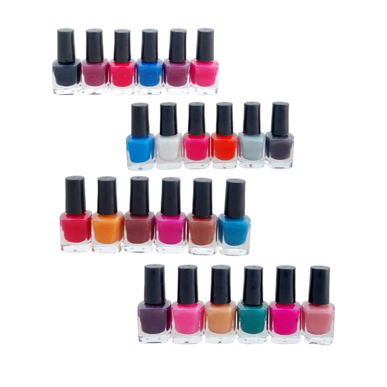 Pack Of 24 Piece Peel Off Nail Polish