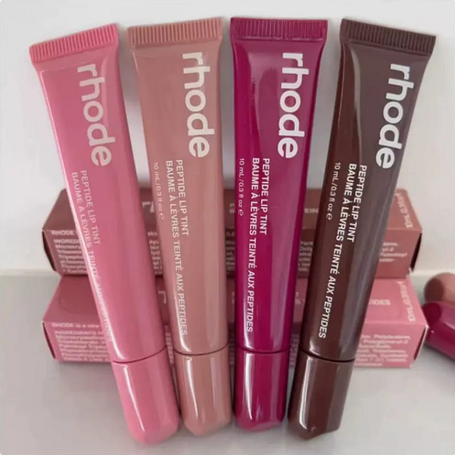 Rhode Peptide Lip Tint Pack of 8 with All Trending Shades Hydrating Peptide Lip Tints with Natural Glossy Finish