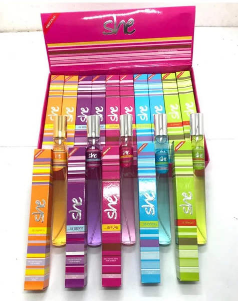 Mix She Pen Perfume For Girls (Packs of 5) FANTASTIC Fragrance Each_(35ml)