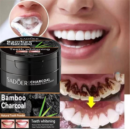 Sadoer Bamboo Charcoal Teeth Whitening Powder – 60 g