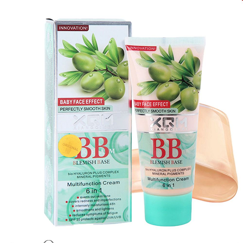 XQM BB Cream Blemish Base 6 in 1Multifunetion Cream Baby Face Foundation 65ml